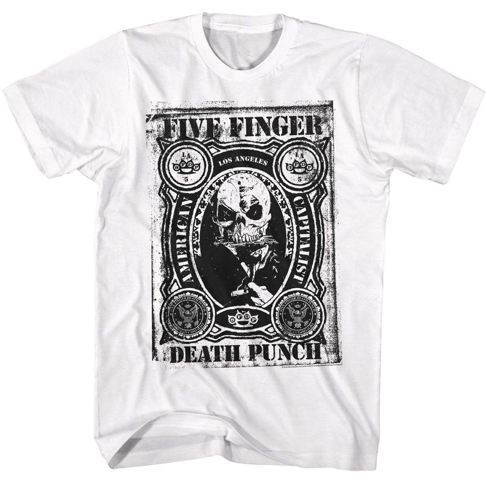 Five Finger Death Punch American Capitalist T-shirt Front