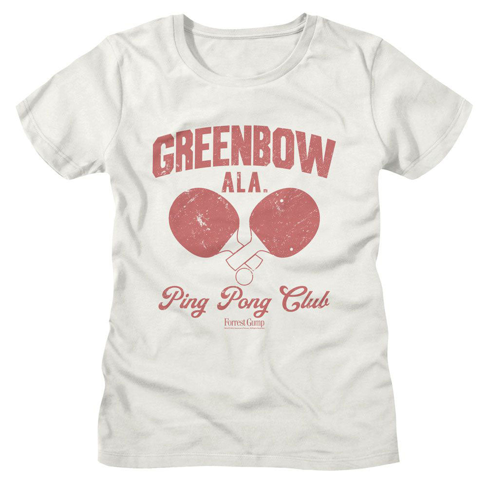 Forrest Gump Greenbow Ping Pong Junior Top Front