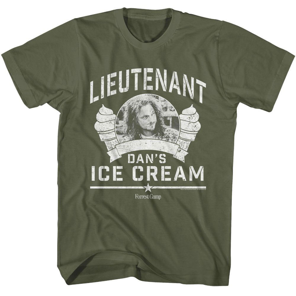 Forrest Gump Lt Dan Ice Cream T-shirt Front