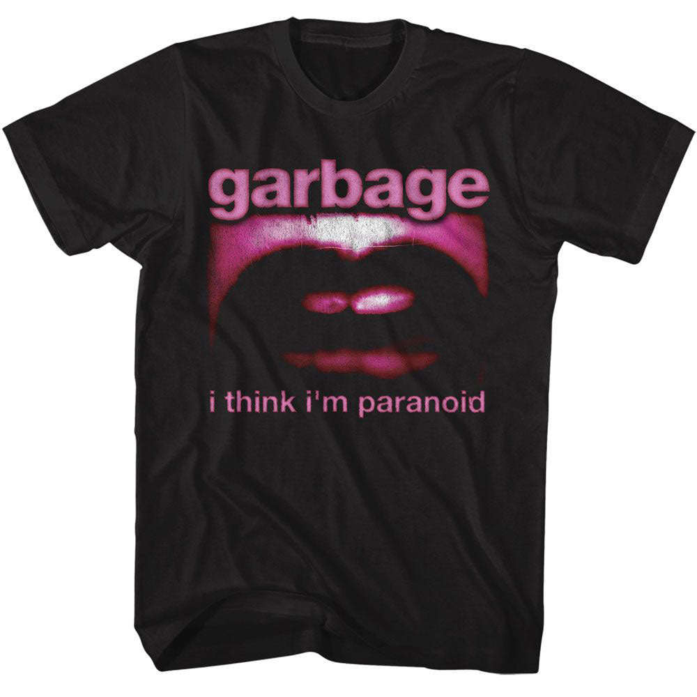 Garbage Paranoid Mouth T-shirt Front