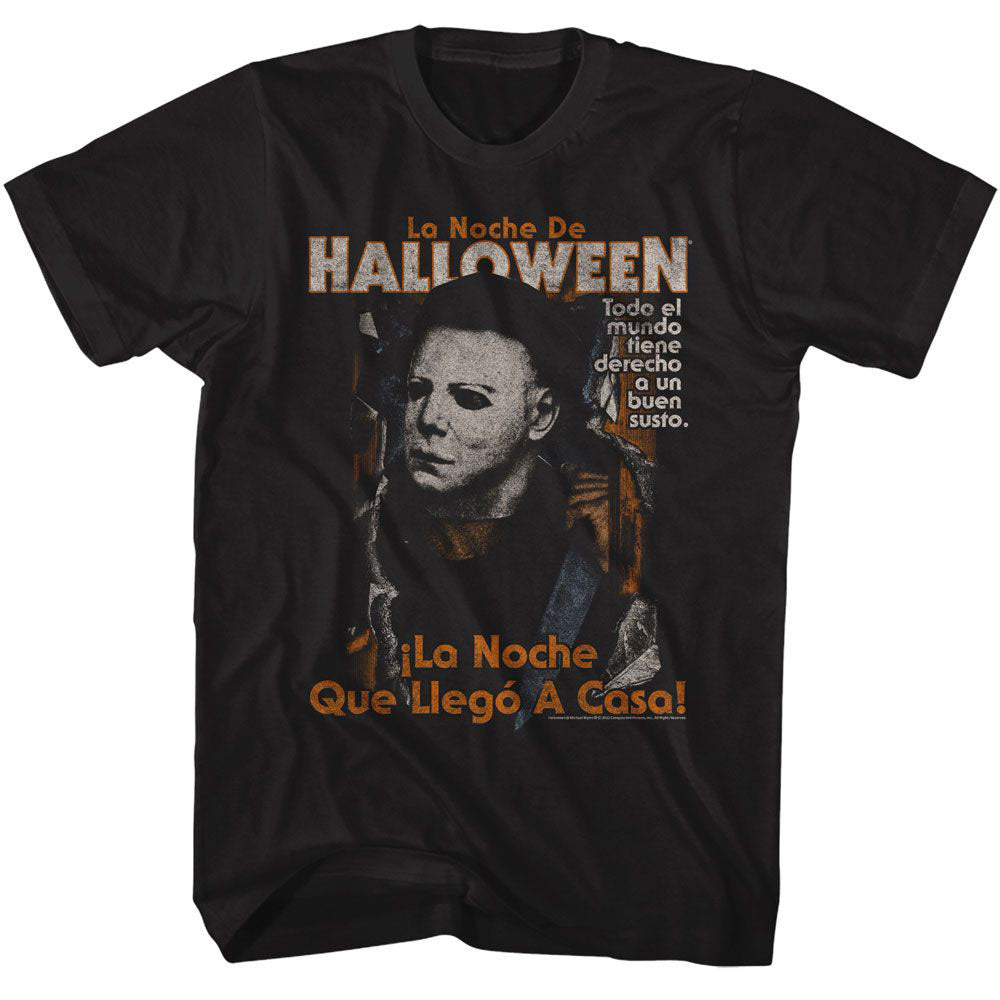 Halloween Spanish Poster T-shirt Front