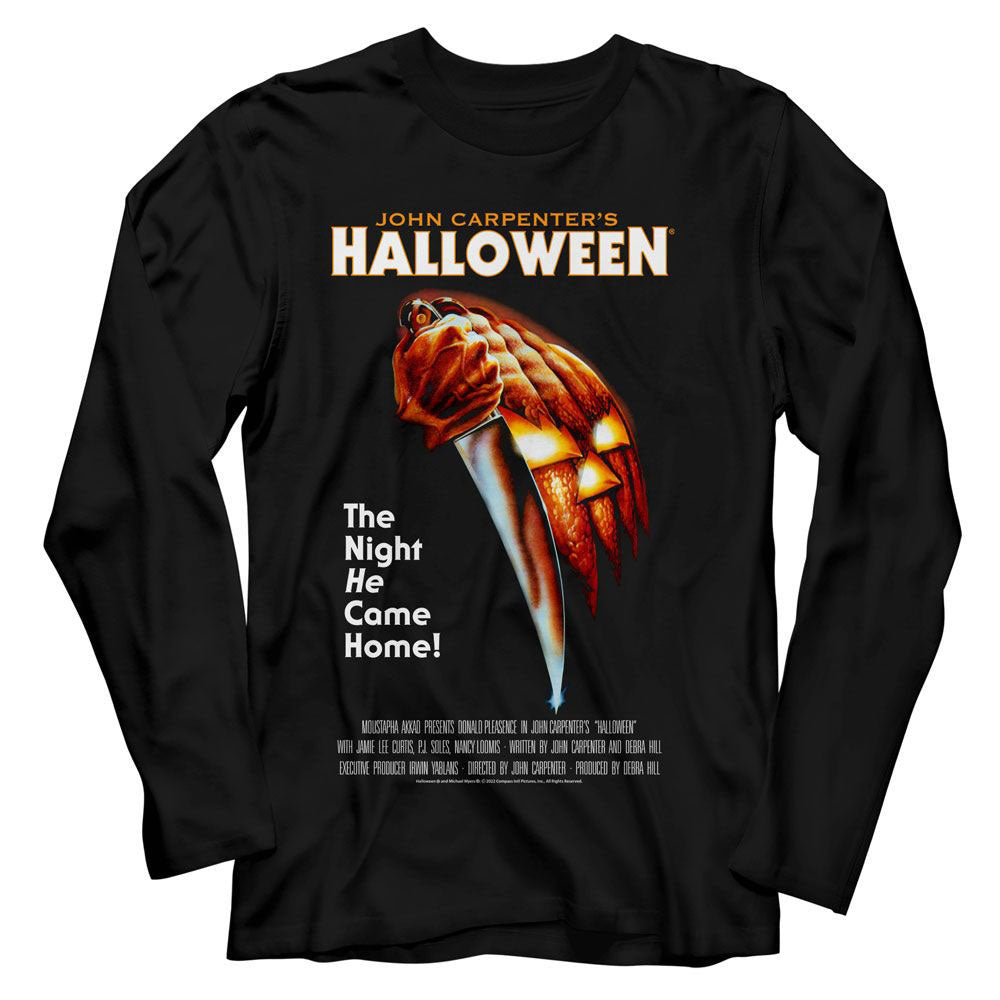 Halloween Movie Poster Long Sleeve Front