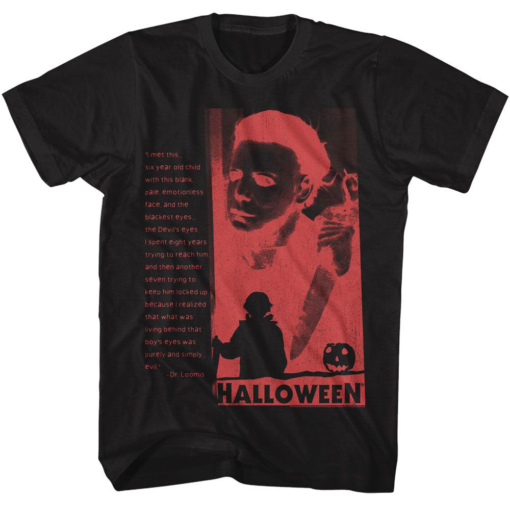 Halloween Blackest Eyes T-shirt Front