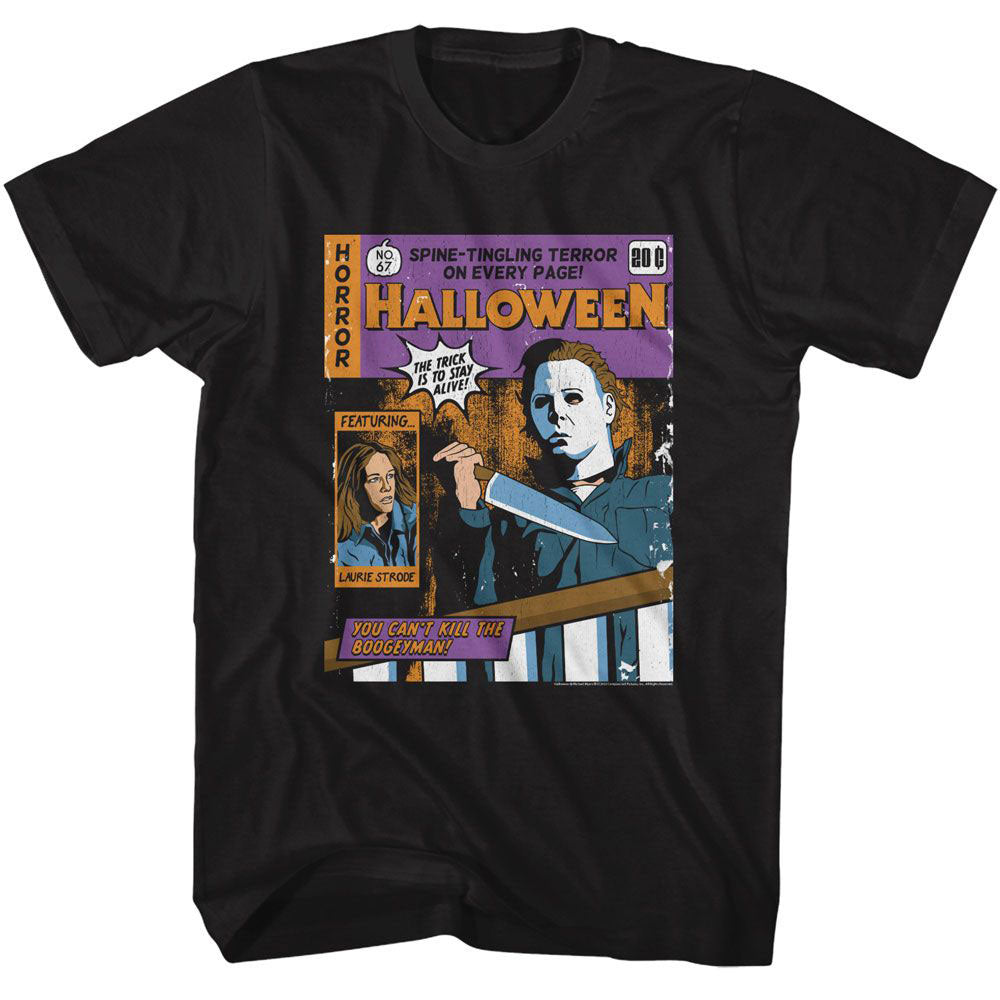 Halloween Horror Comic T-shirt Front