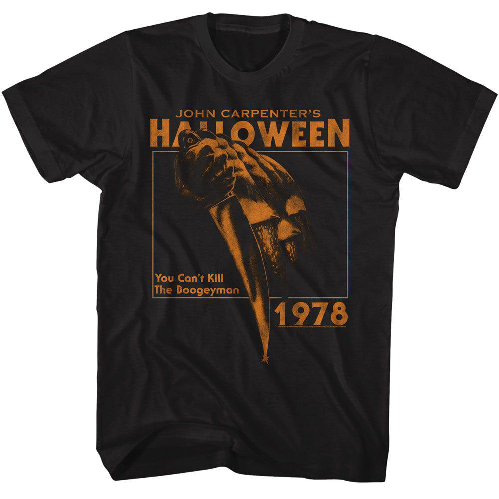 Halloween Pumpkin Knife 78 T-shirt Front