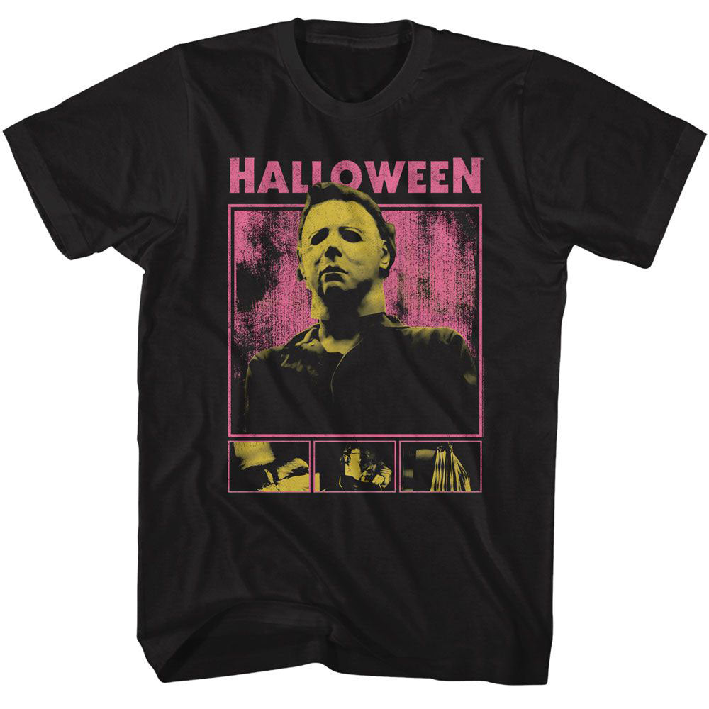 Halloween Movie Scenes With Quote T-shirt Front