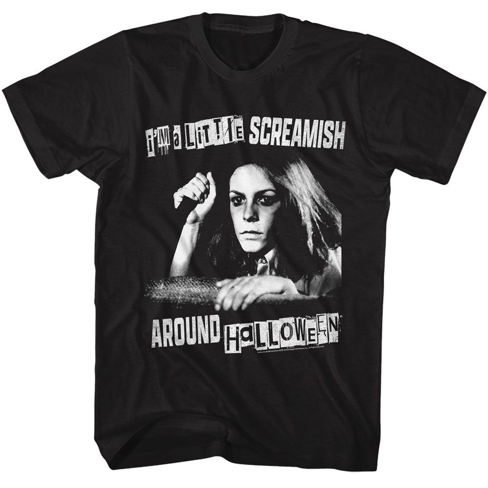Halloween A Little Screamish T-shirt Front