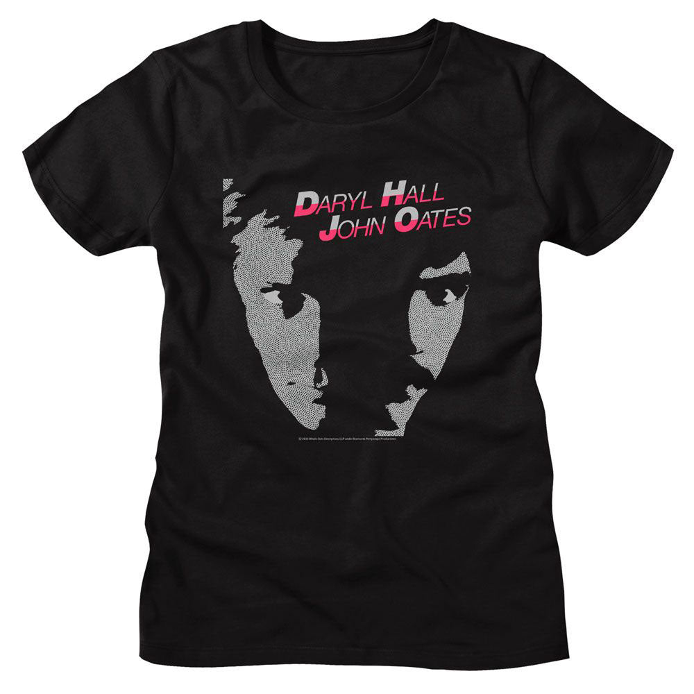 Hall And Oates Faces Junior Top Front