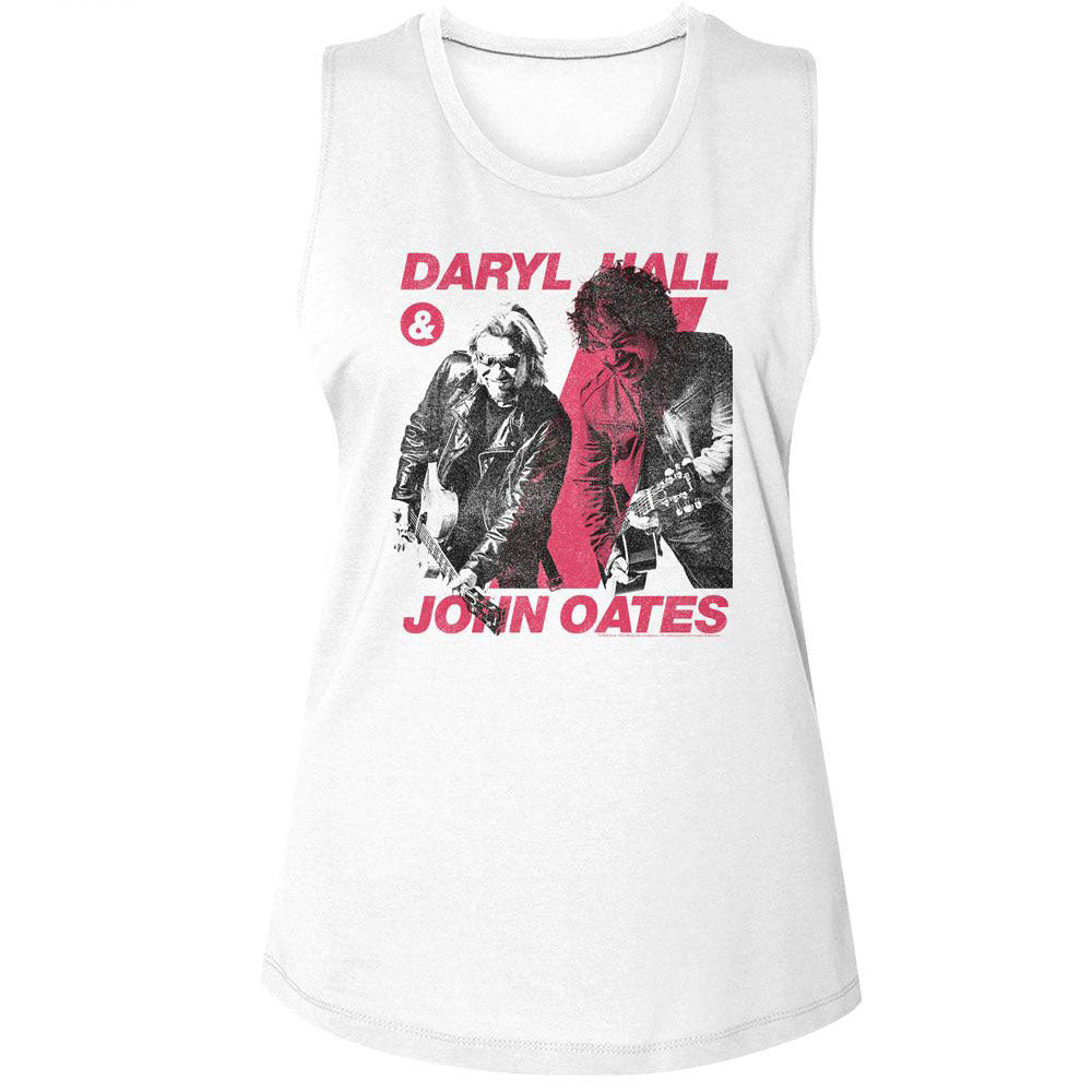 Hall And Oates Rockin Out Womens Tank Front