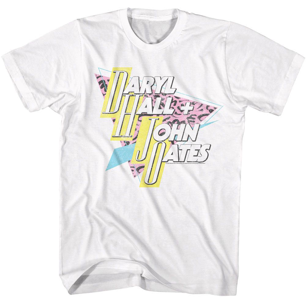 Hall And Oates 80s Triangle T-shirt Front