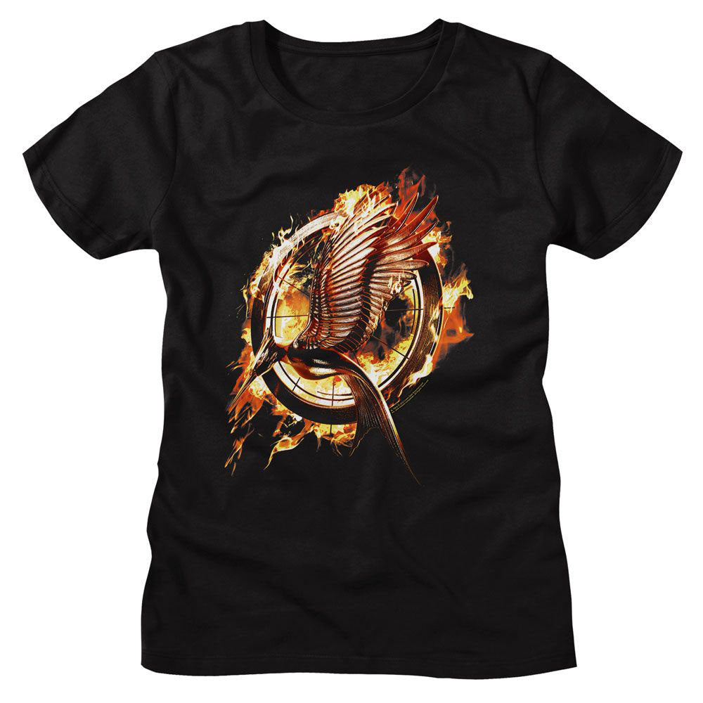 Hunger Games Catching Fire Mockingjay Junior Top Front