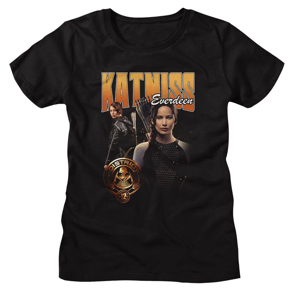 Hunger Games Katniss Duo Photo Junior Top Front