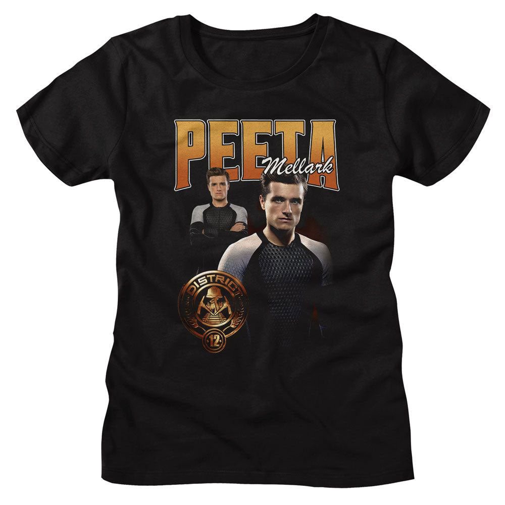 Hunger Games Peeta Duo Photo Junior Top Front