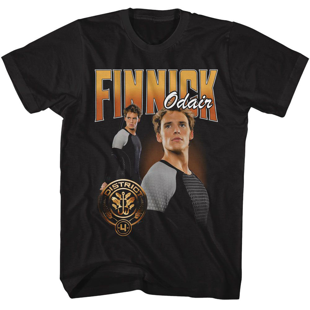 Hunger Games Finnick Odair Duo Photo T-shirt Front