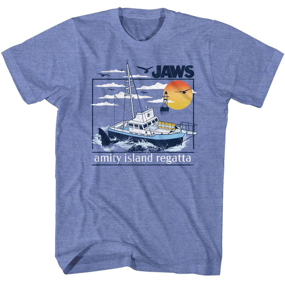 Jaws Amity Island Regatta T-shirt Front