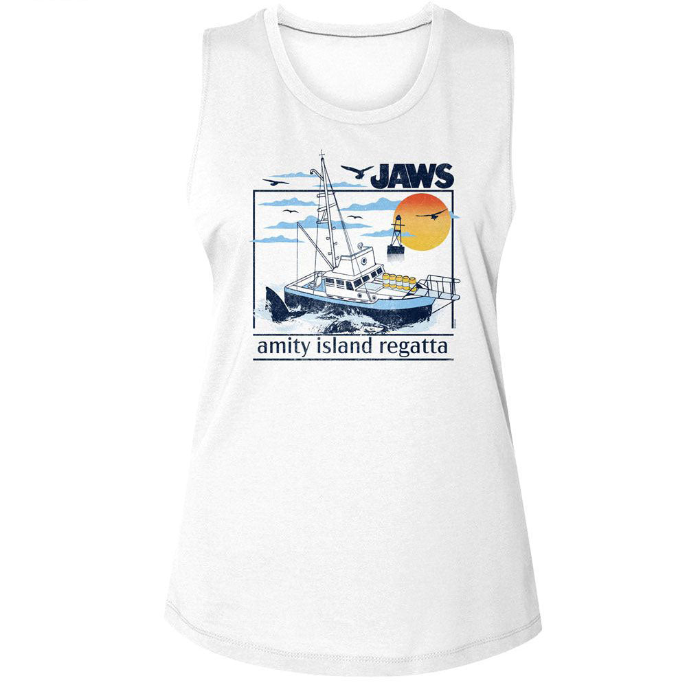 Jaws Amity Island Regatta Womens Tank Front