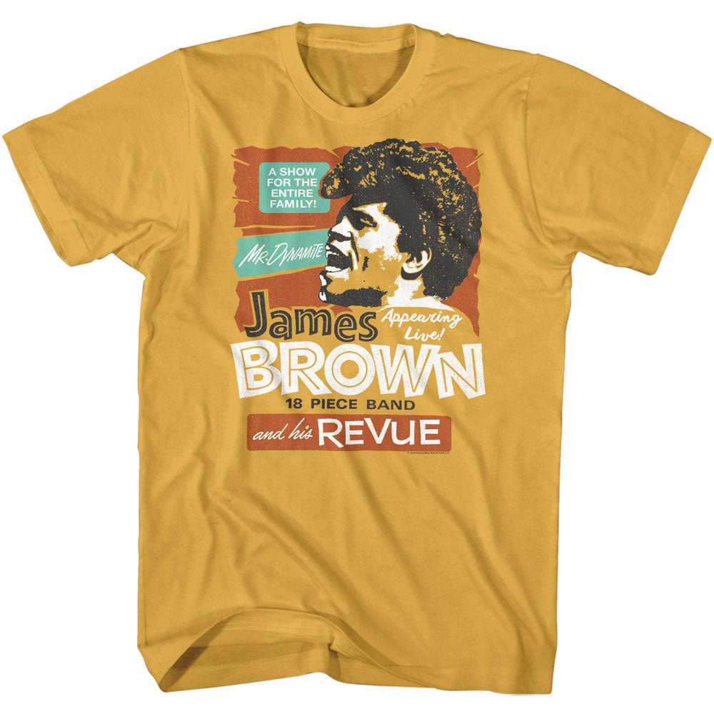 James Brown Revue T-shirt Front