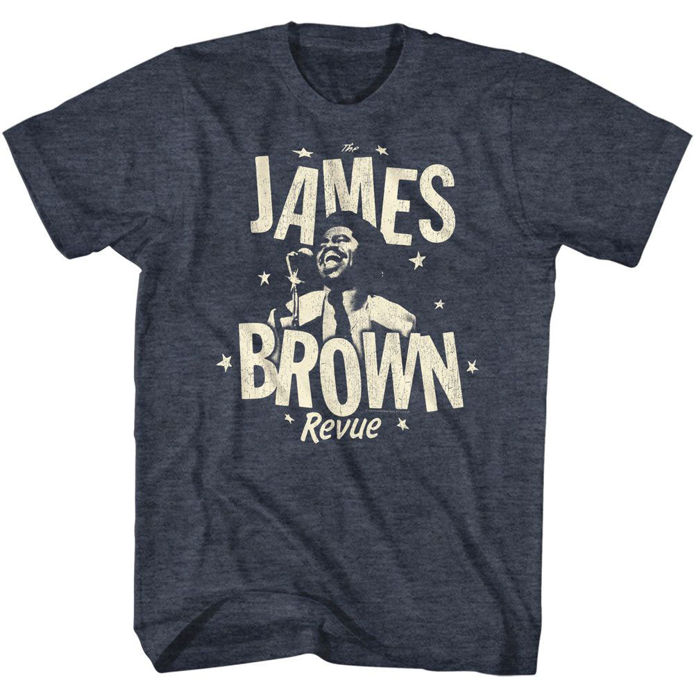 James Brown Monochrome Revue T-shirt Front