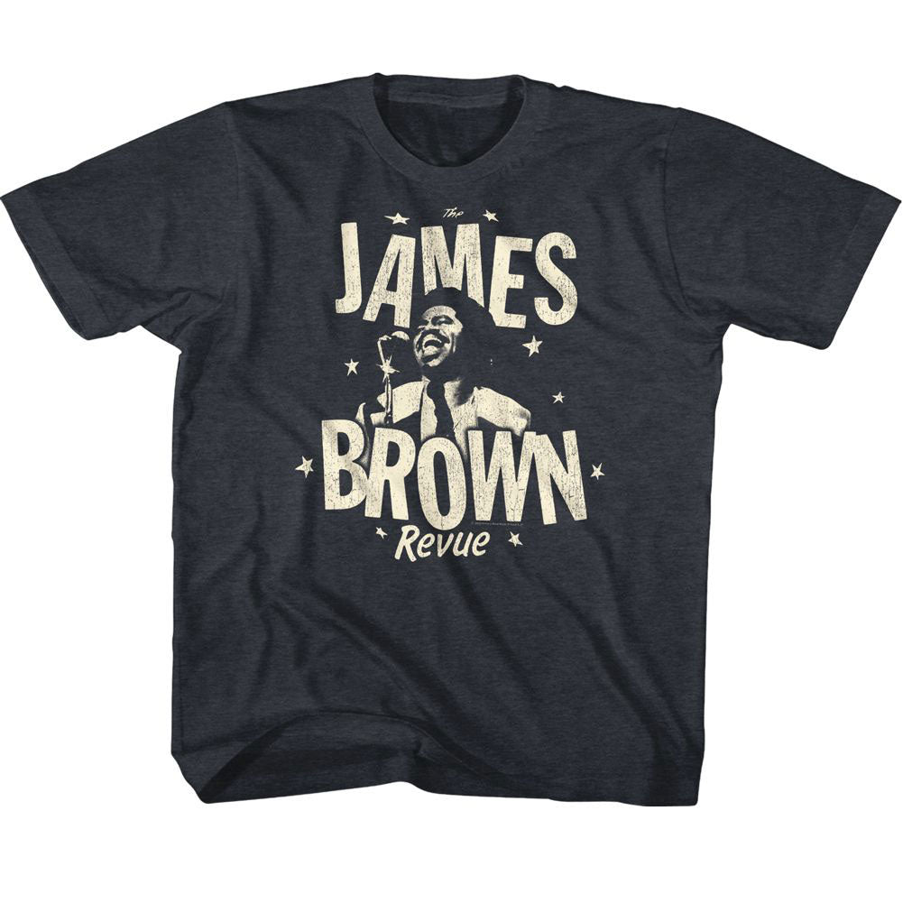 James Brown Monochrome Revue Youth T-shirt Front