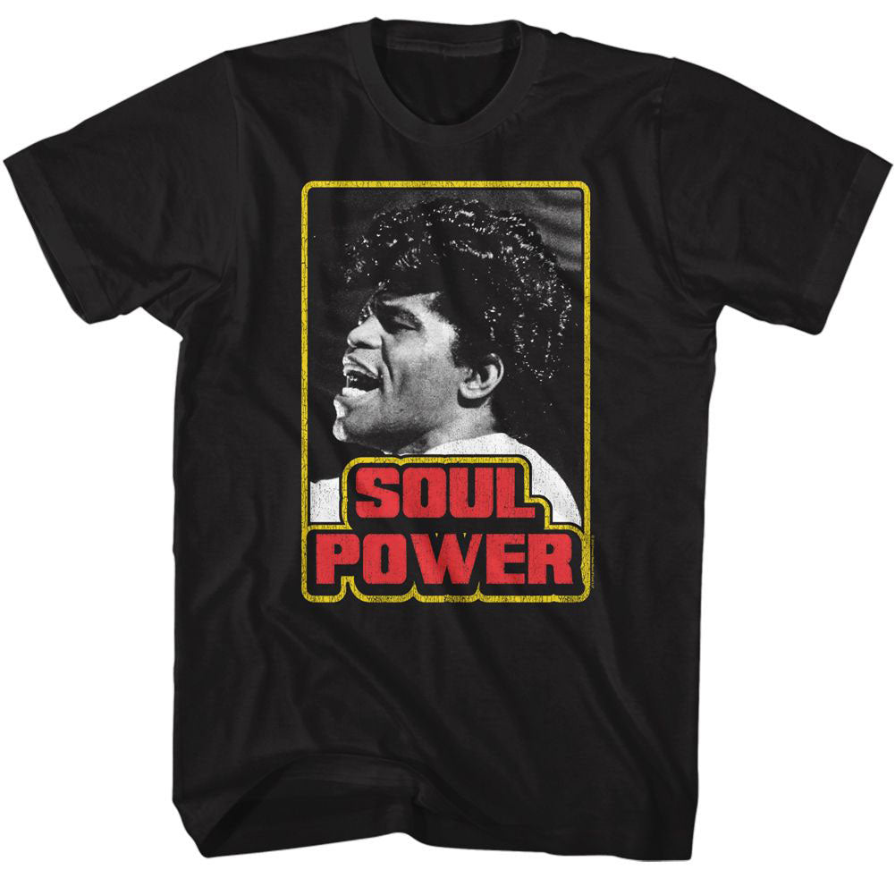 James Brown Soul Power T-shirt Front
