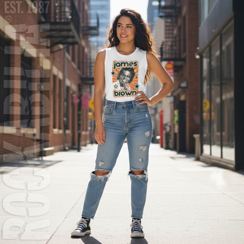 James Brown Stars Womens Tank Alt 2