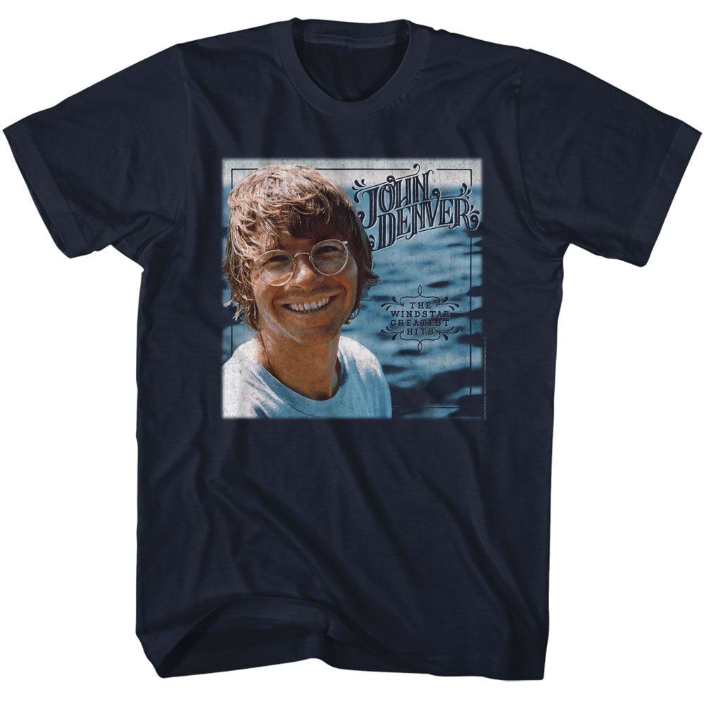 John Denver Windstar Greatest Hits Album T-shirt Front