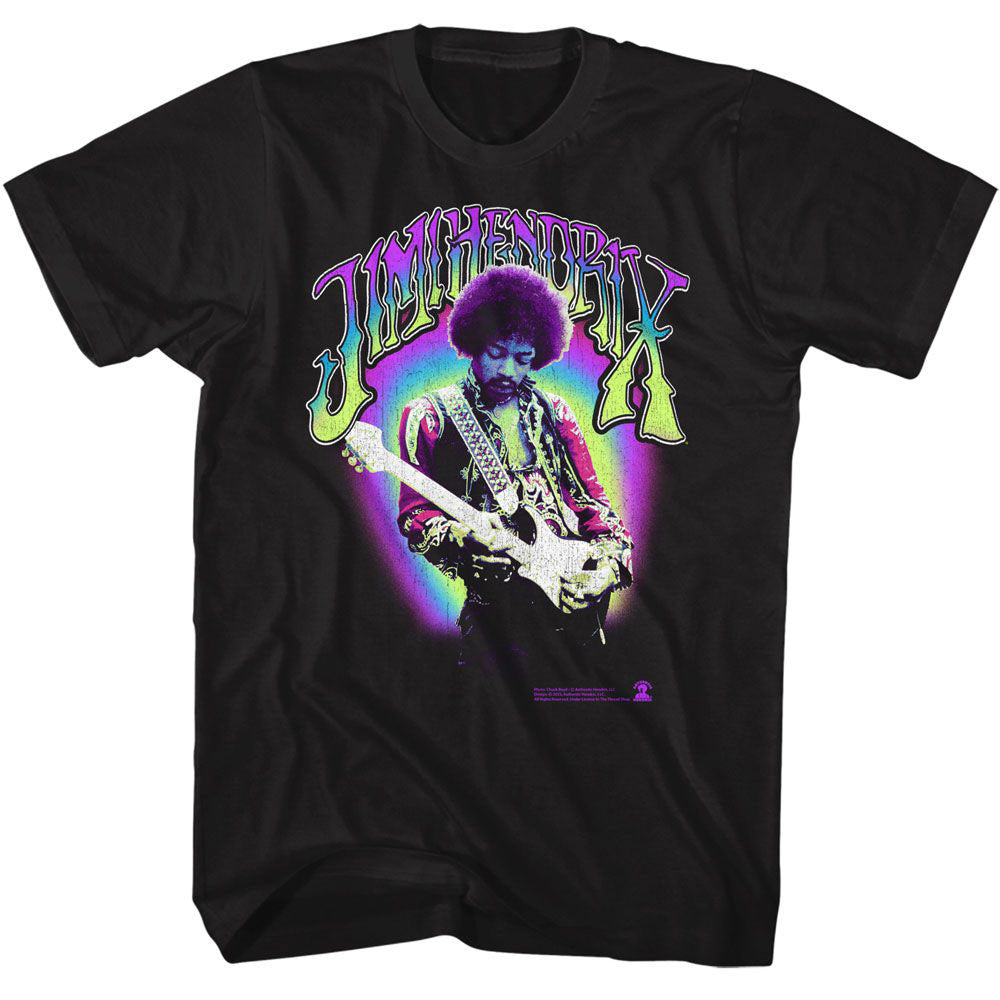Jimi Hendrix Neon Jimi T-shirt Front