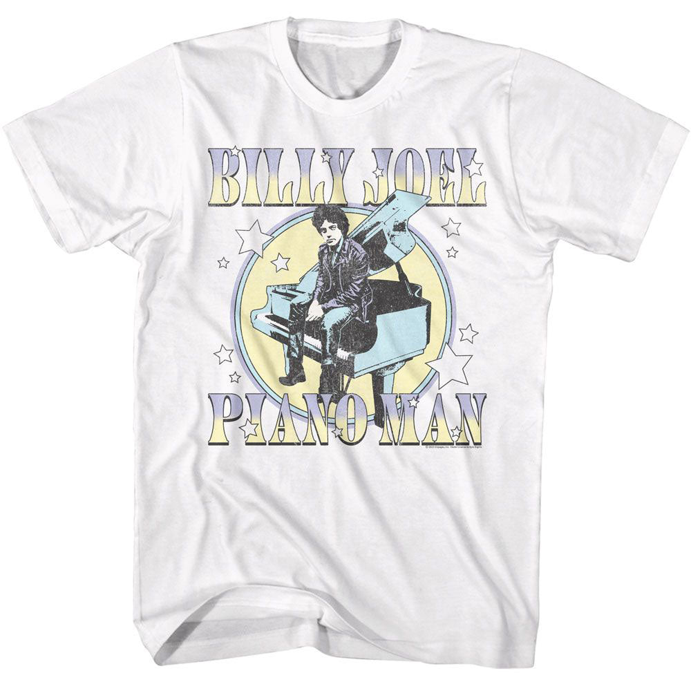 Billy Joel Billy Joel Pastel Piano Man T-shirt