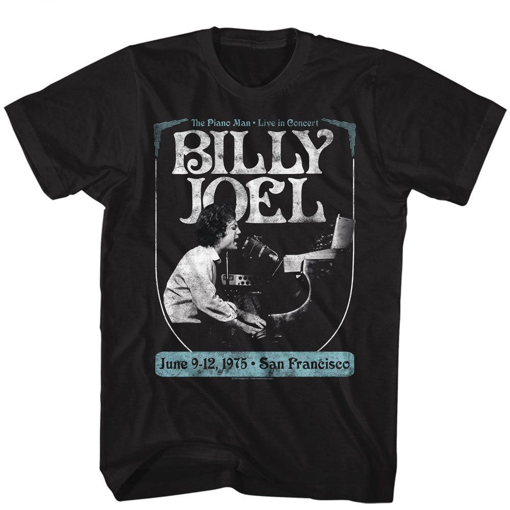 Billy Joel Poster T-shirt Front