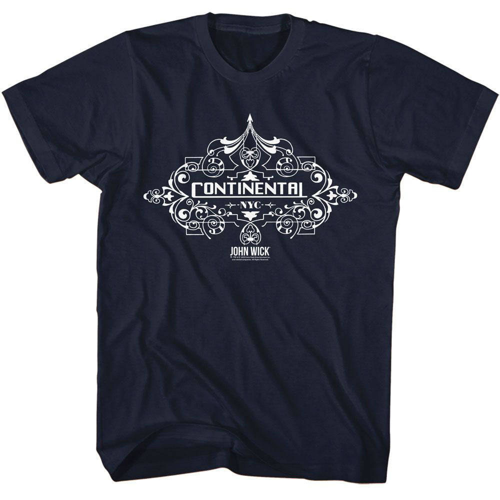 John Wick Continental Fancy Badge T-shirt Front