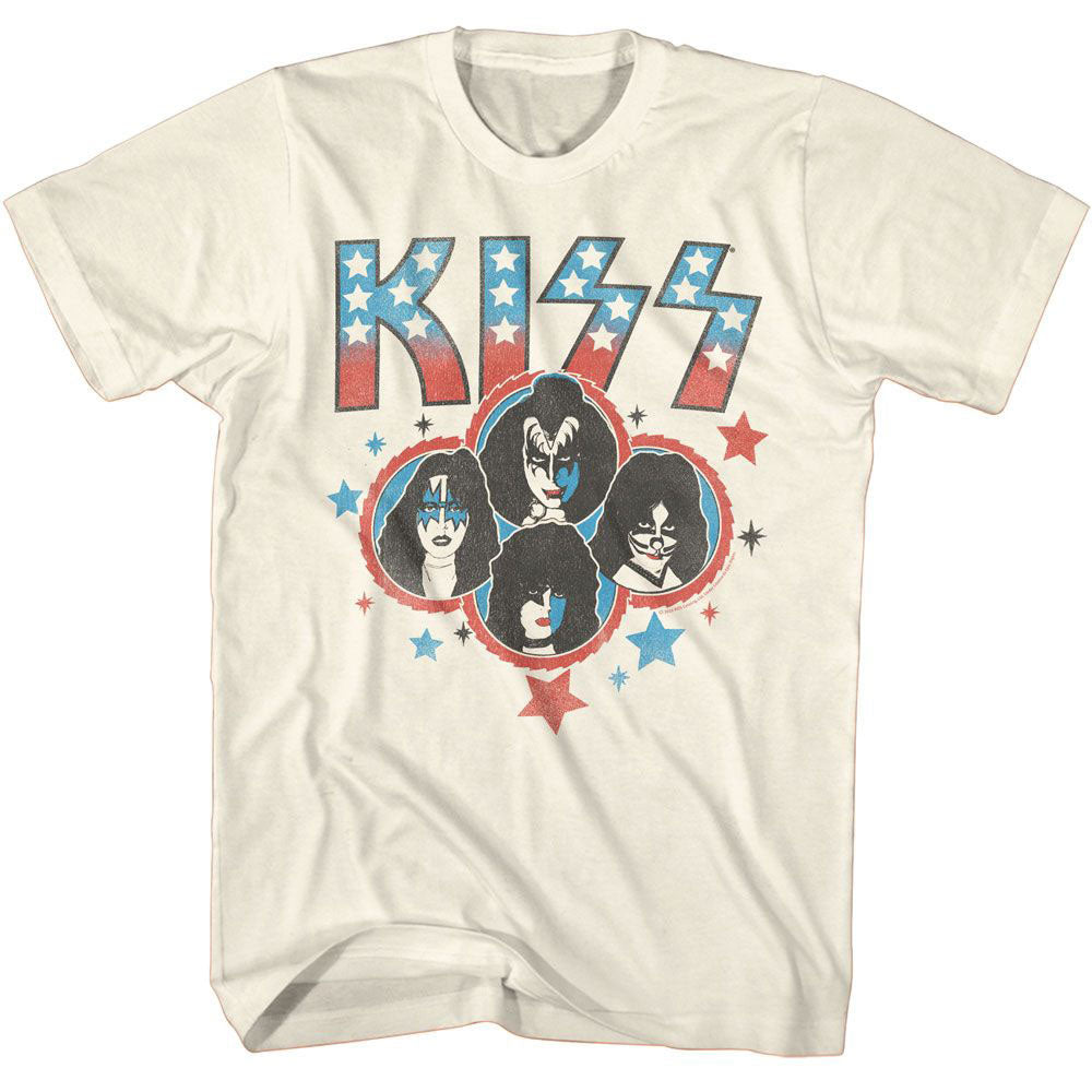 KISS Kiss Americana Stars T-shirt Front