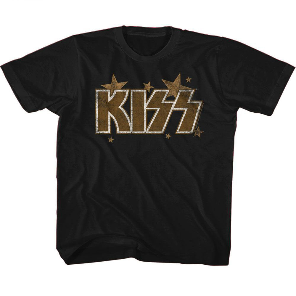 KISS Kiss Stars Kids Childrens T-shirt Front
