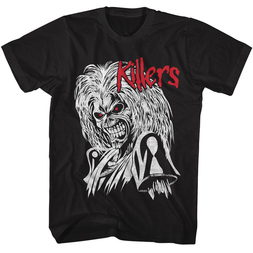 Iron Maiden Red And White Killers T-shirt Front