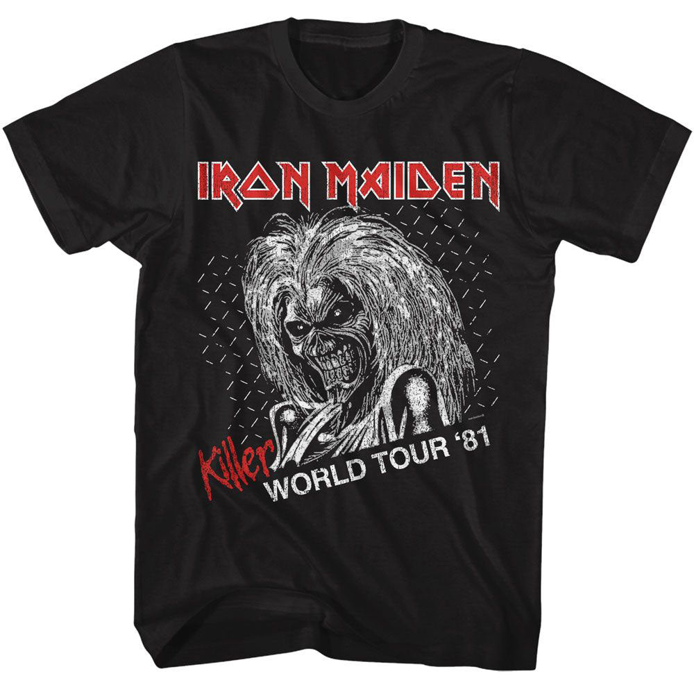 Iron Maiden Killer World Tour T-shirt Front
