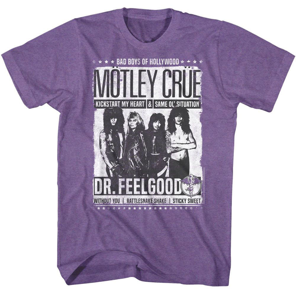 Motley Crue Dr Feelgood Songs T-shirt Front