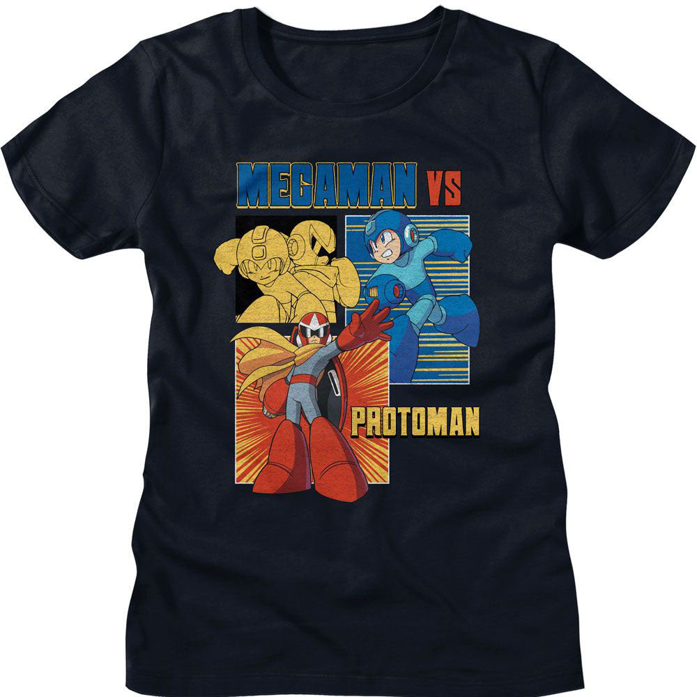 Mega Man Vs Protoman Junior Top Front