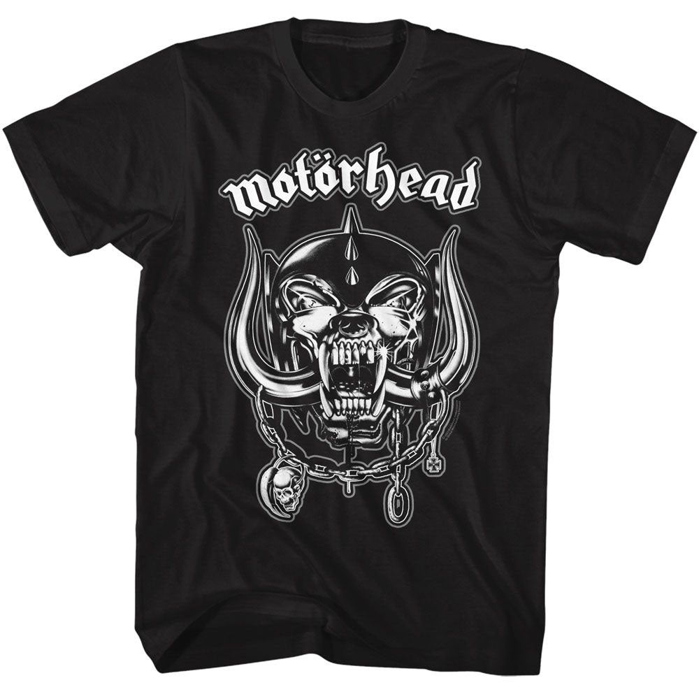 Motorhead Snaggletooth And Logo T-shirt Front