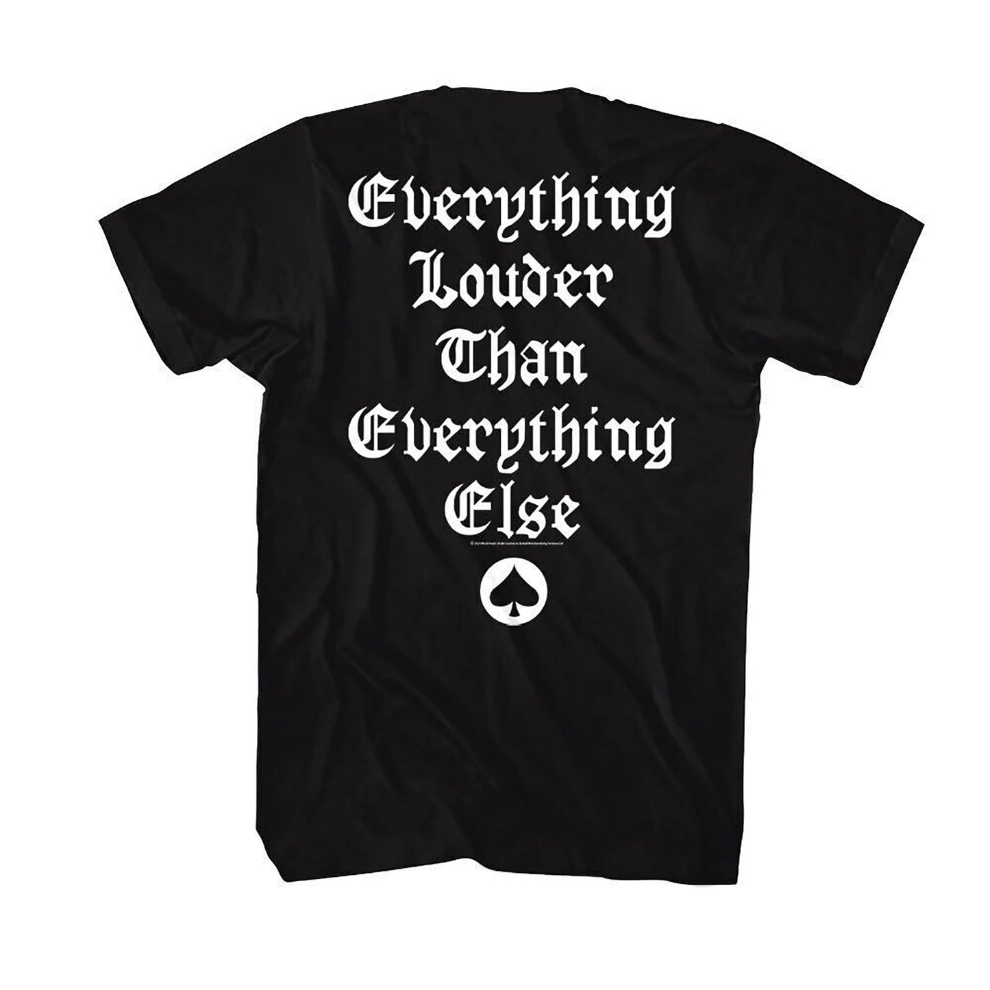 Motorhead Everything Louder T-shirt Back