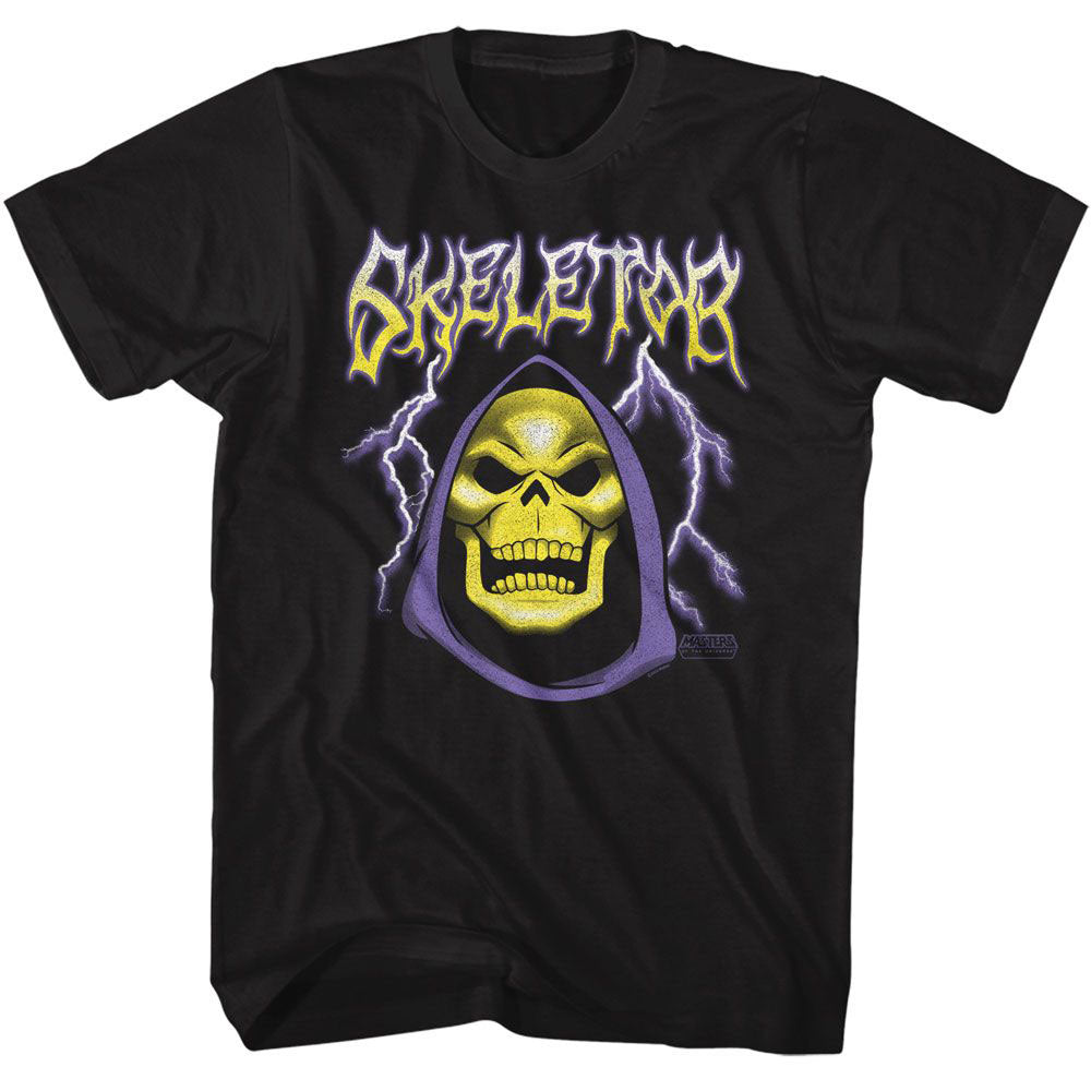 Masters Of The Universe Motu Skeletor Lightning T-shirt Front