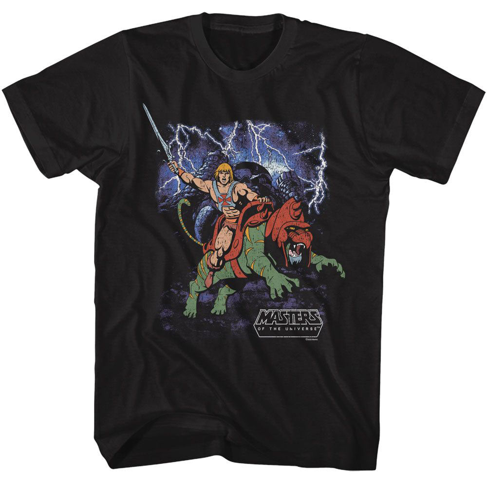 Masters Of The Universe Motu Battlecat Charge T-shirt Front
