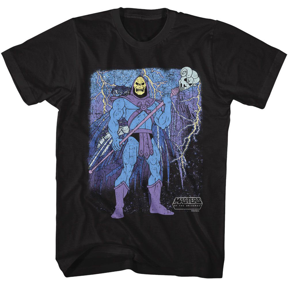 Masters Of The Universe Motu Skeletor And Skull Mountain T-shirt Front