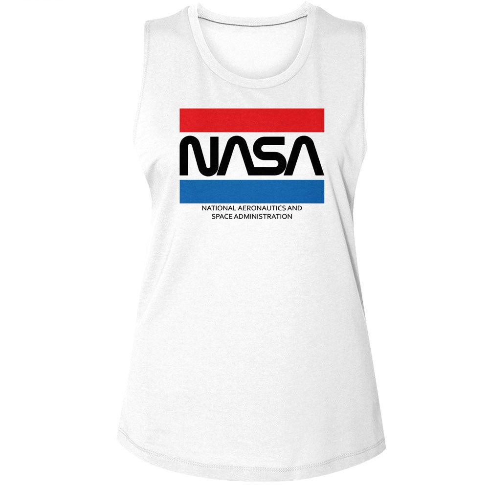 NASA Nasa Stripes Womens Tank Front