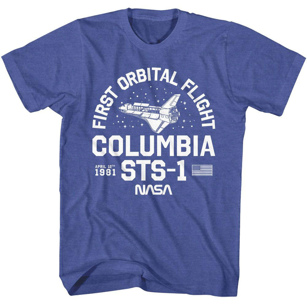 NASA Nasa Columbia Sts 1 T-shirt Front