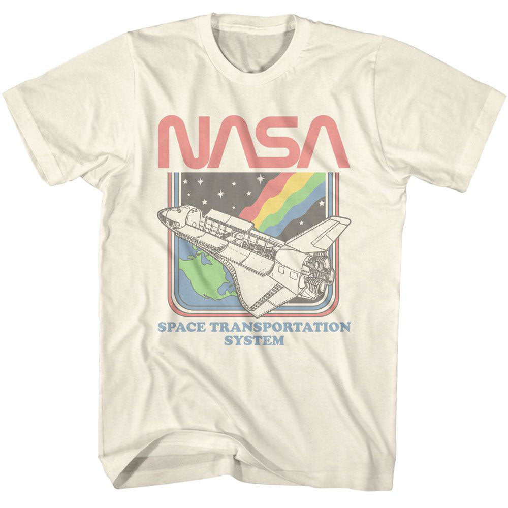NASA Nasa Rainbow Sts T-shirt Front