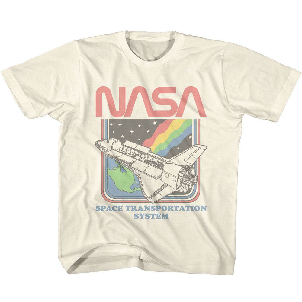 NASA Nasa Rainbow Sts Youth T-shirt Front