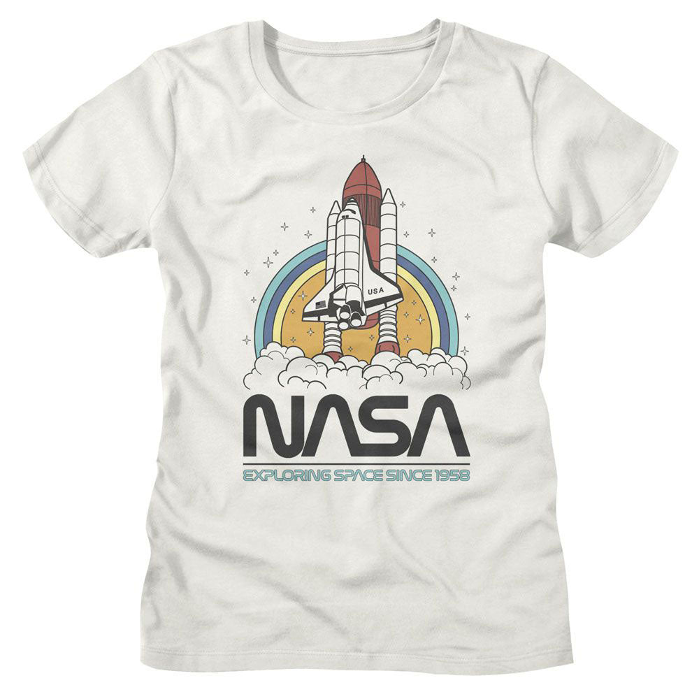 NASA Nasa Exploring Space Circles Junior Top Front