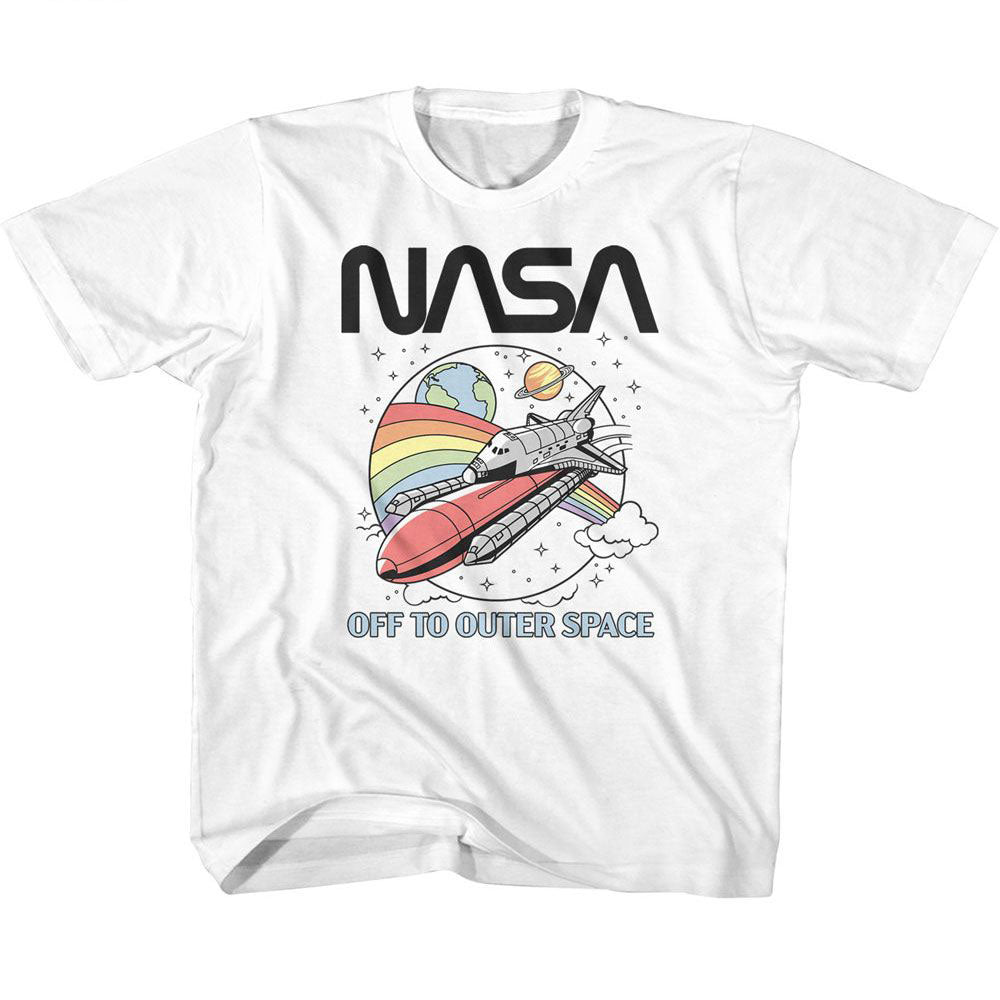NASA Nasa To Space Youth T-shirt Front