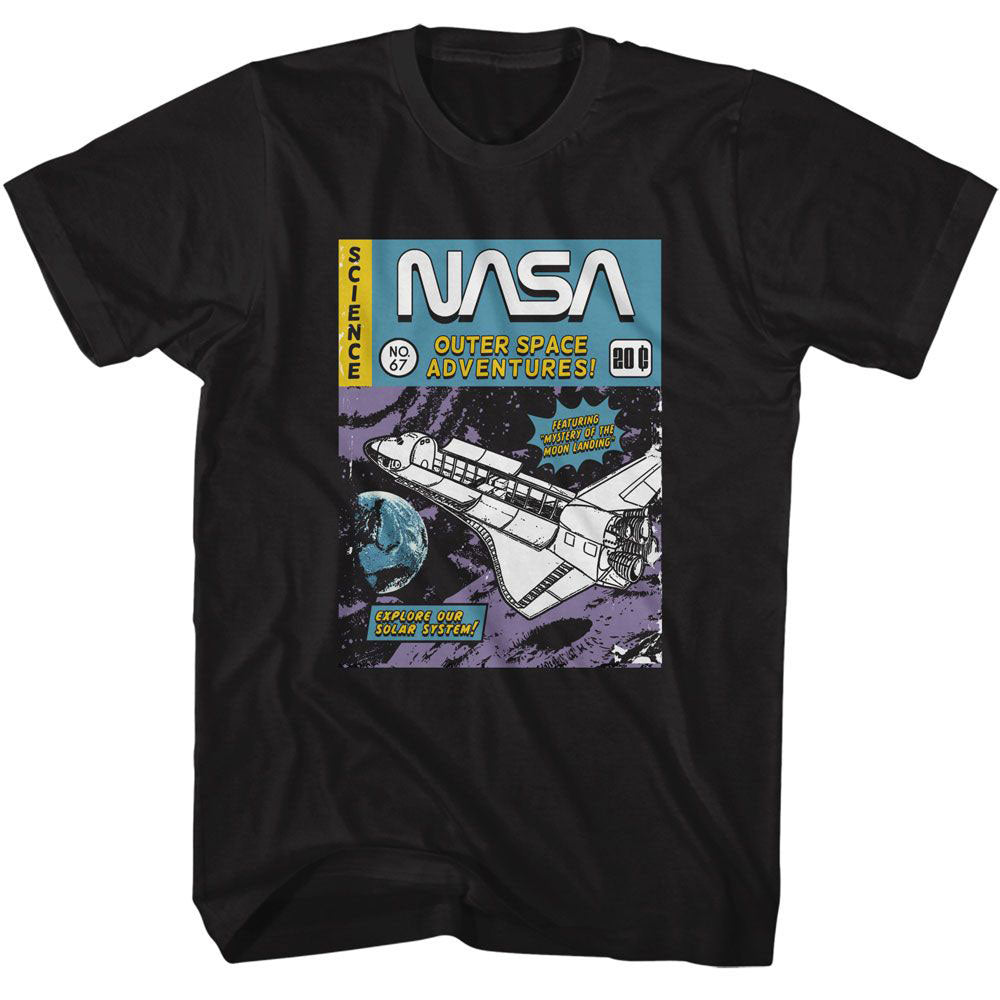 NASA Nasa Comic Cover T-shirt Front