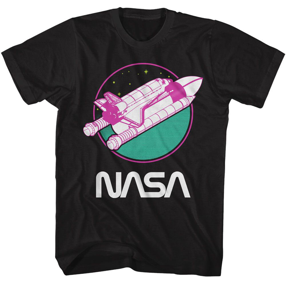 NASA Nasa Neon Orbiter T-shirt Front