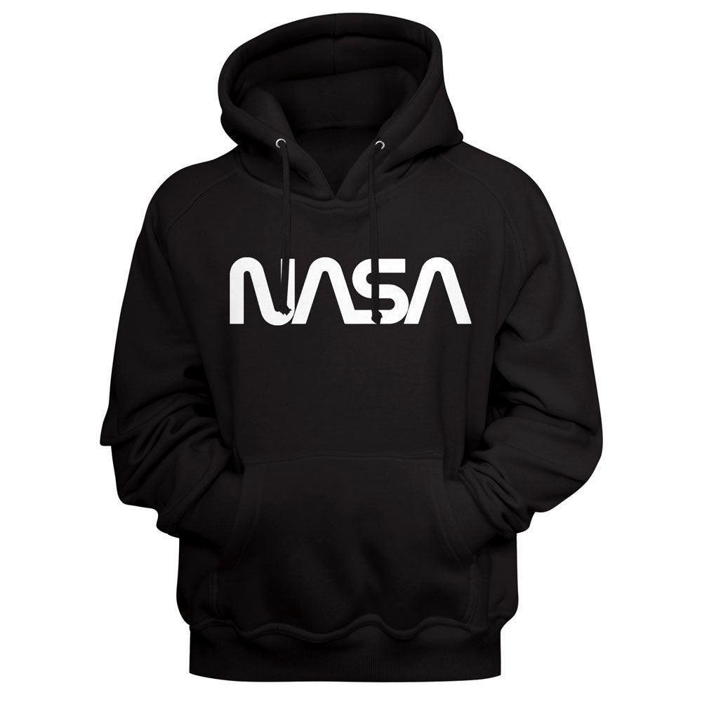NASA Nasa Worm Logo Hooded Sweatshirt Front